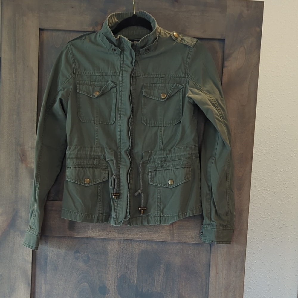 Timing Olive Green Military Jacket